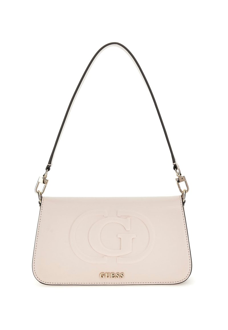 Guess MIETTA FLAP SHOULDER BAG - Borsa a mano - weiß