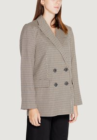 ONLY LETTIE CHECK - Blazer - beige