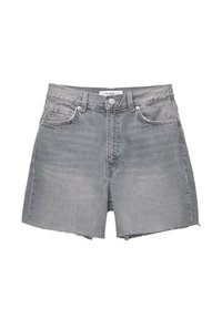 HIGH WAIST  - Farmer rövidnadrágok - grey