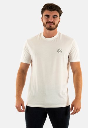Armani Exchange Camiseta estampada - blanc