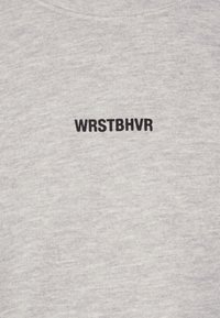 WRSTBHVR Mikina na zip - mottled grey