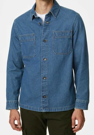 Chaqueta vaquera - mottled blue