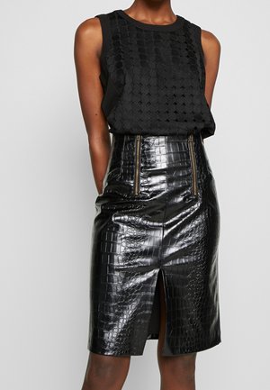 Bluse - black