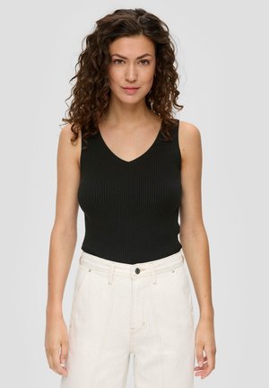s.Oliver IM SLIM FIT - Top - schwarz