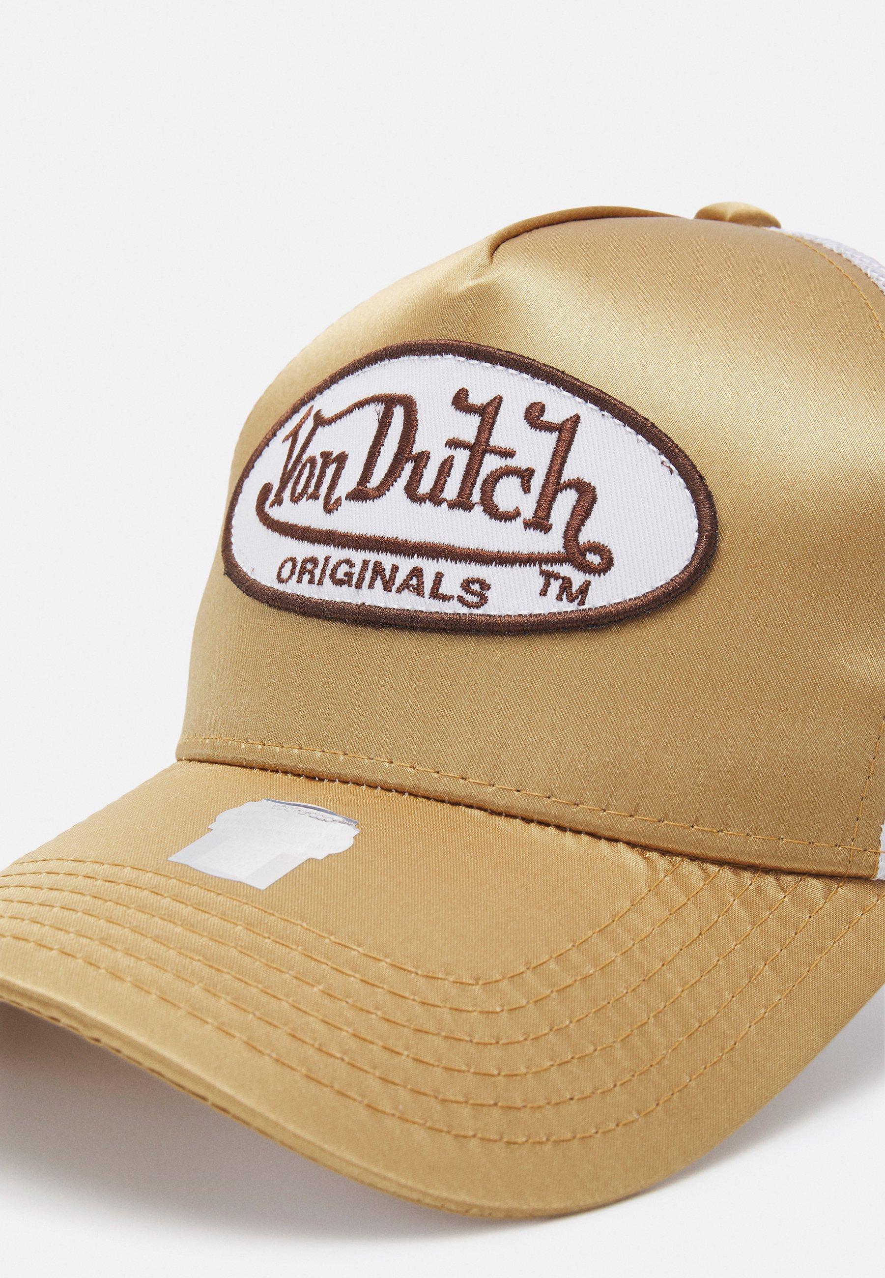 Von Dutch Cary Trucker Cap – Klassische Baseballkappe Mit Mesh-Rücken, Verstellbarer Druckknopf, In Navy-Blau