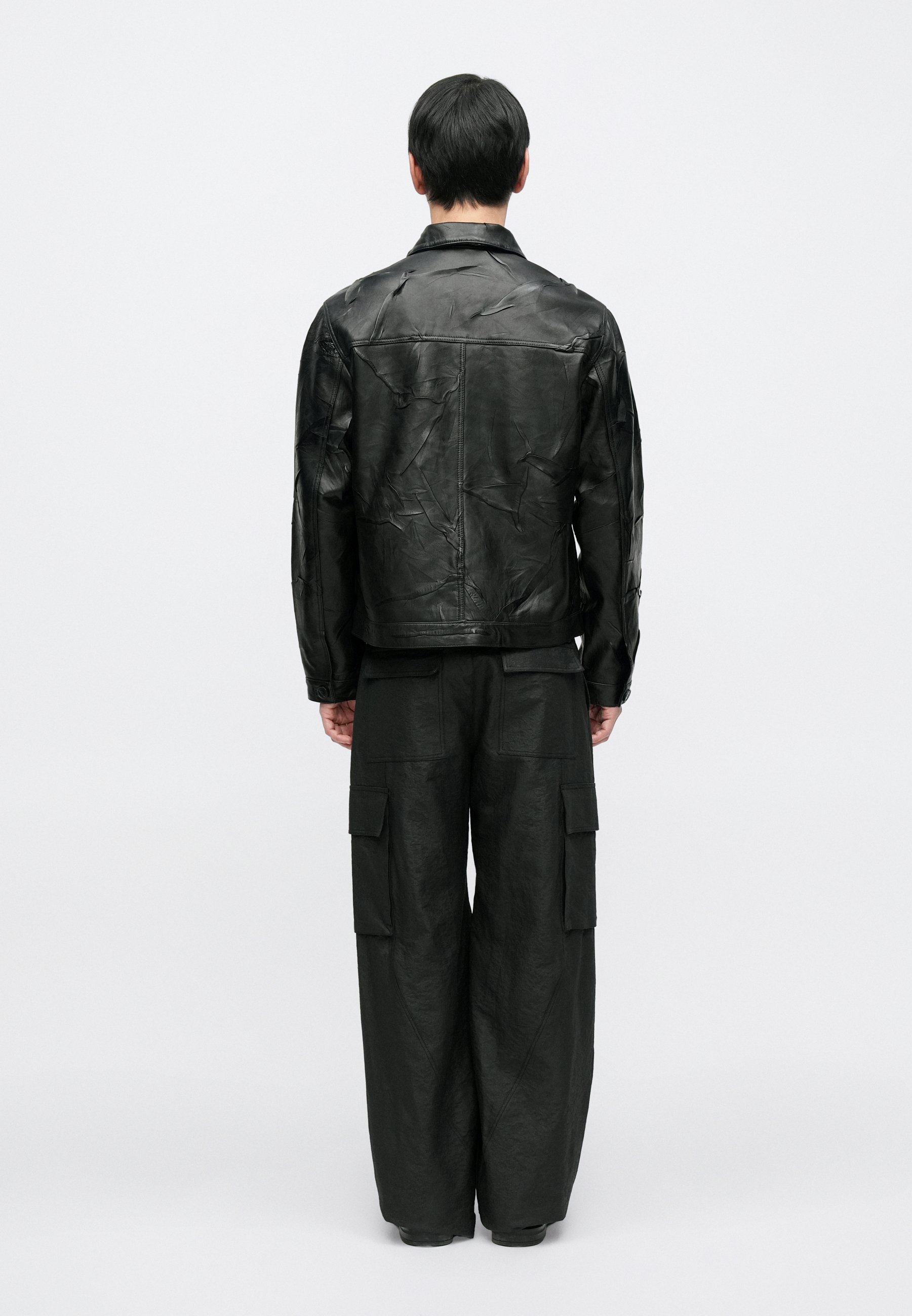 Holzweiler REGULAR JACKET - Leather jacket - black - Zalando.co.uk