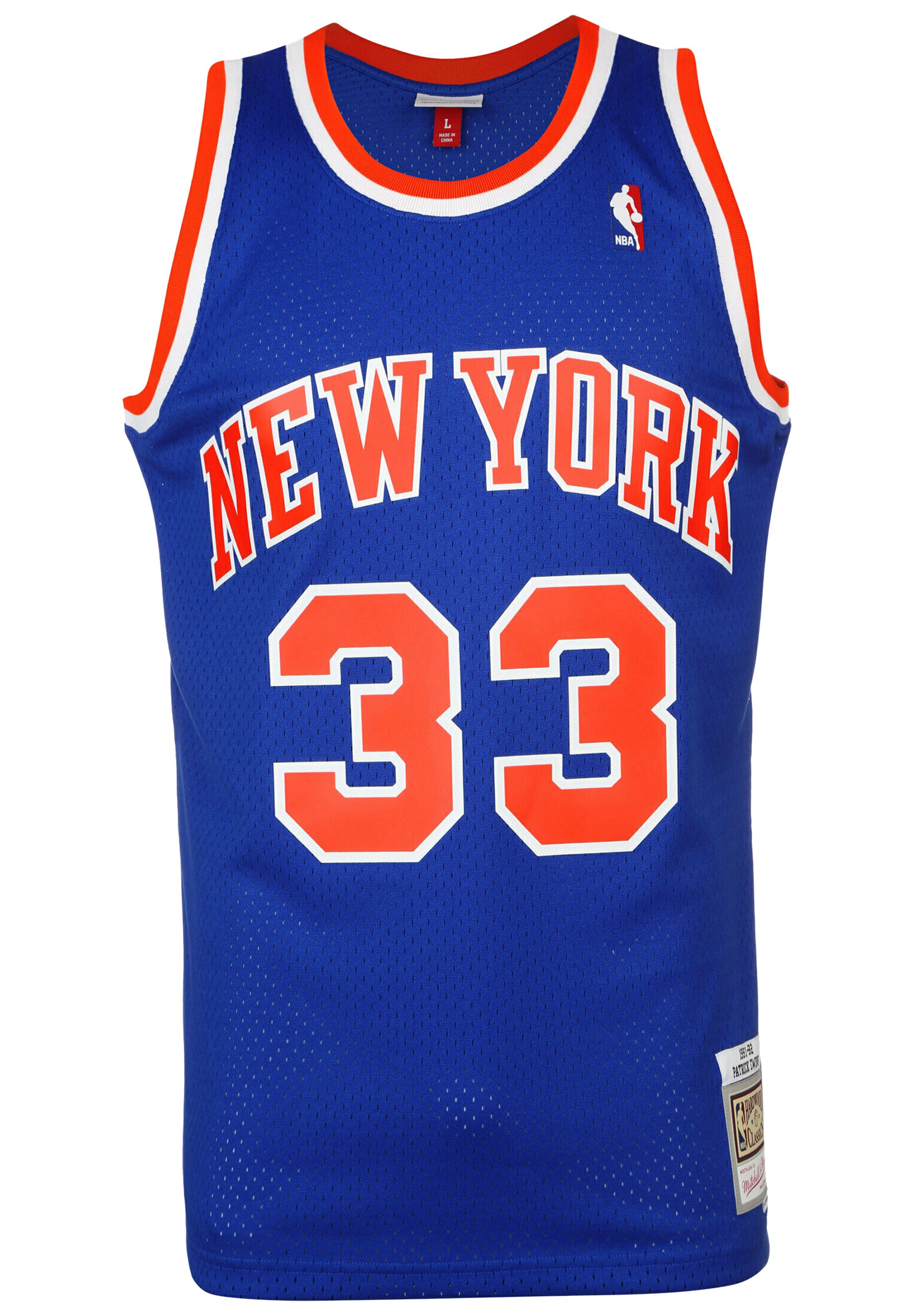 Mitchell & Ness NBA SWINGMAN ROAD JERSEY NEW YORK KNICKS 91 
