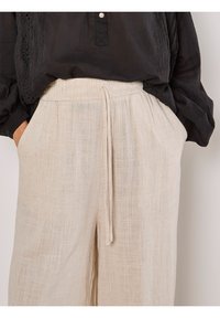 Apricot WIDE LEG MIX  - Trousers - stone