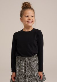 WE Fashion Pitkähihainen paita - black