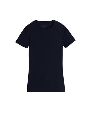 Intimissimi, SHORT-SLEEVED STRETCH - T-shirt basic - blue