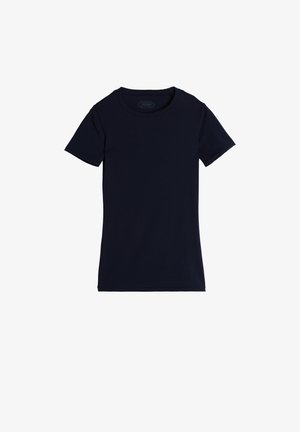 Intimissimi, SHORT-SLEEVED STRETCH - T-shirt basic - blue