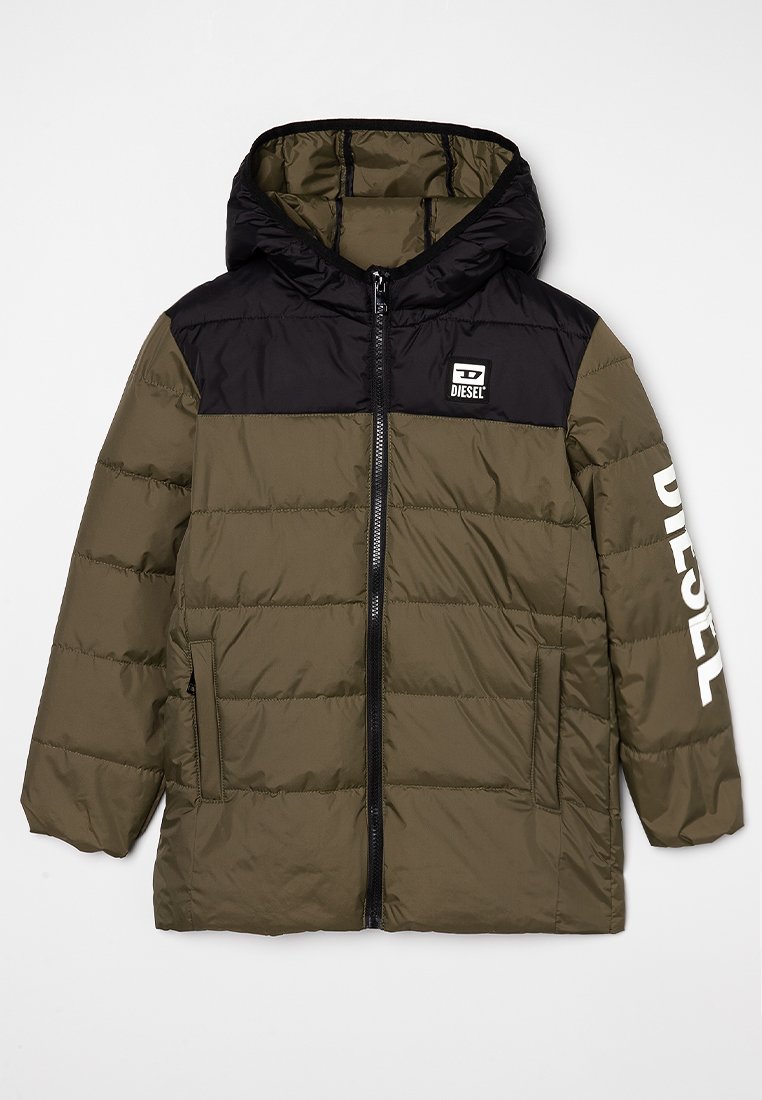 Diesel Wintermantel olijfgroen Diesel Wintermantel olijfgroen