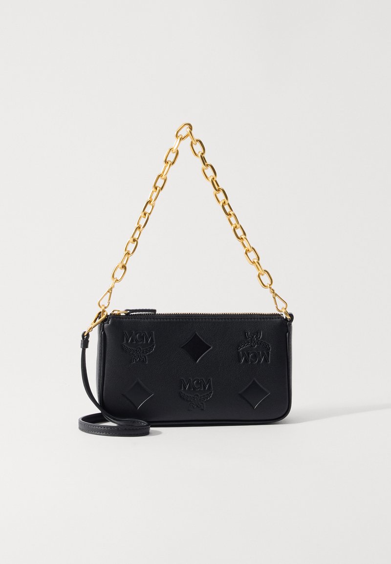 MCM AREN MAXI MONOGRAM POUCH - Clutch - black