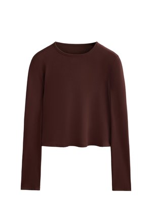 OYSHO CROSSOVER CROP - Fitness / yoga - brown