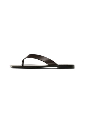 T-bar sandals - dark brown