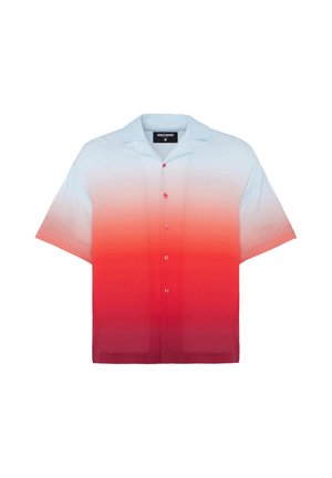 WRSTBHVR, WRSTBHVR SHIRT (BLUSE HEMD) DOWEY RESORT SHIRT - Overhemd - red sky dégradé