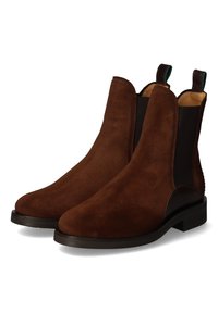 GANT AIMLEE - Platform ankle boots - dark brown