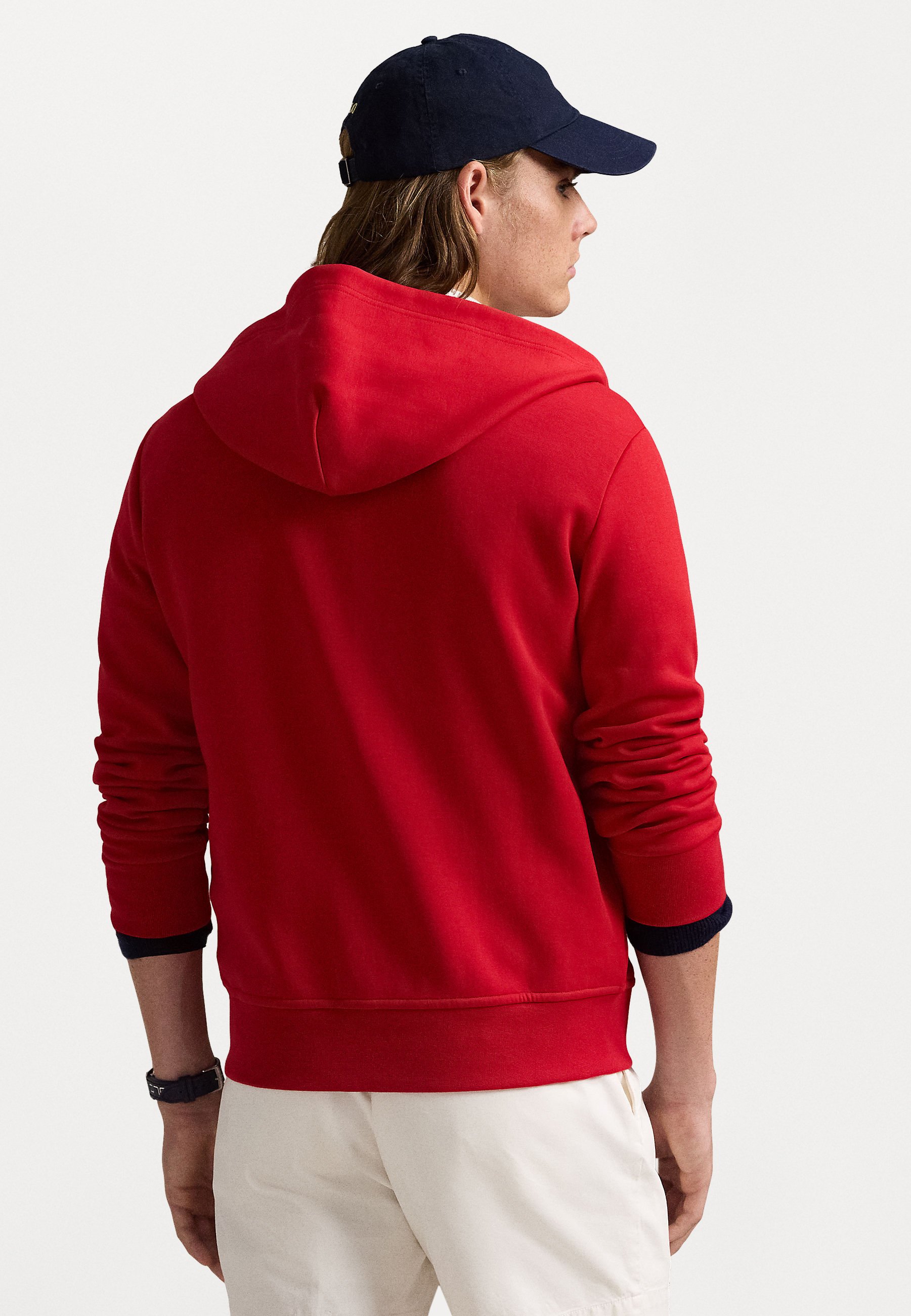 Polo Ralph Lauren HOOD LONG SLEEVE - Zip-up sweatshirt - red/pink