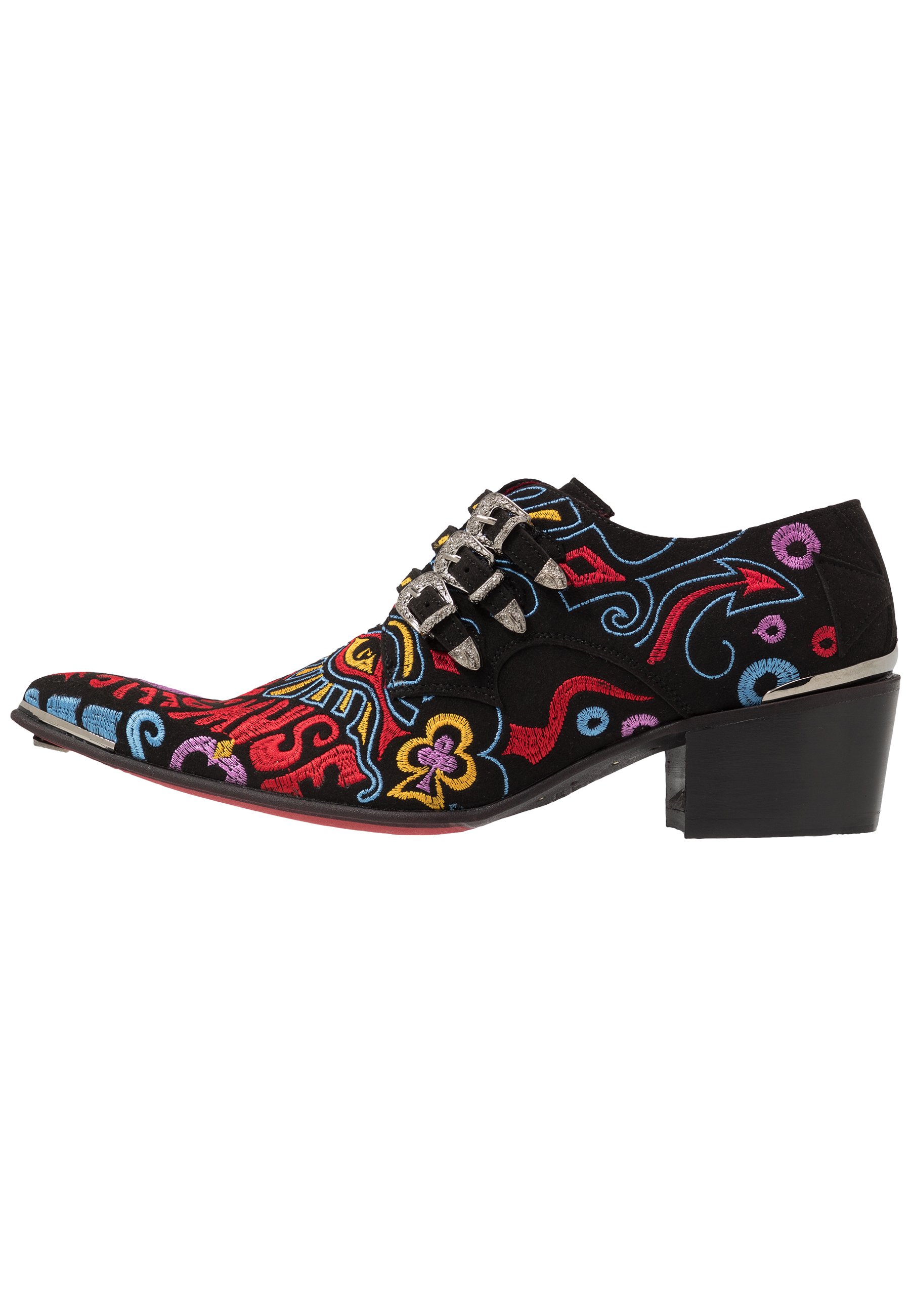 Jeffery West JUNG - Slippers - black/silver Jeffery West JUNG - Slippers - black/silver
