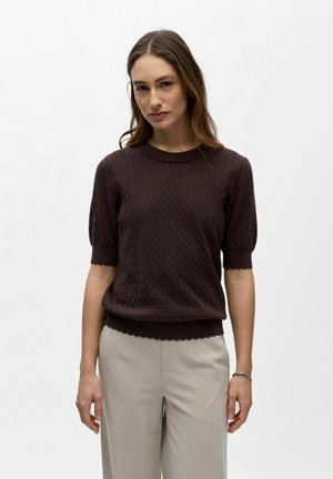 OBERTEIL - T-shirt basique - seal brown