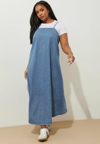 Yours Clothing Jeansklänning - blue
