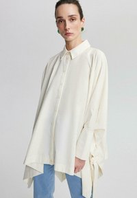 RIBBON DETAILED OVERSIZE - Overhemdblouse - ecru