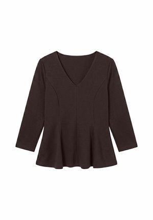 Vero Moda, TOP VMSMILLA TOP - Langarmshirt - chocolate torte