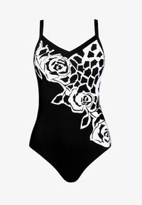 Niewybrane, czarny modelujący kostium