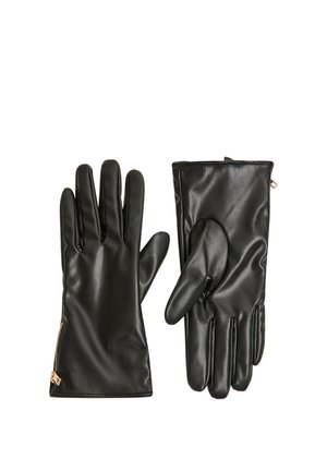 CON ZIP - Guanti - nero