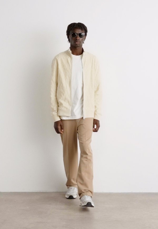 SIZA - Zip-up sweatshirt - beige2