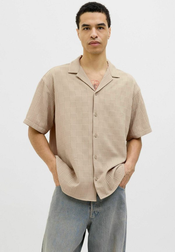 JJEMATTEO RESORT SHIRT - Hemd - oxford tan