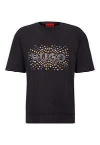 HUGO DUNIC - Triko s potiskem - black