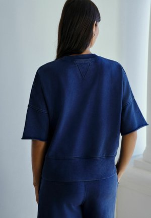 Next, T-shirts print - indigo blue