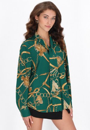 Bluză - turquoise multicolor