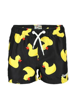 Swimming shorts - black yellow duck