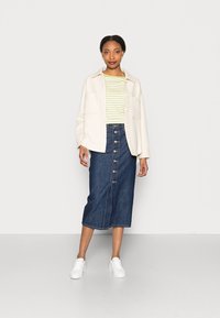 TOM TAILOR DENIM Tops ar garām piedurknēm - green white