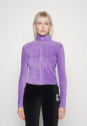 RIB LINDA - Mikina na zip - dalia purple