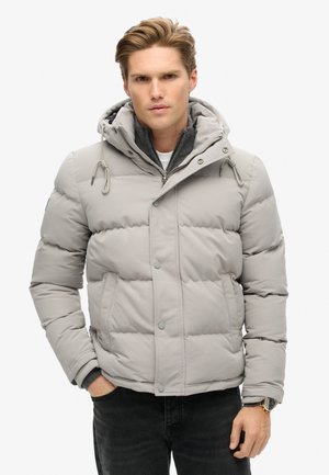 Superdry EVEREST HOODED PUFFER - Winterjas - alloy grey