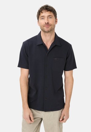 KURZARM MIT BRUSTTASCHE - Skjorter - dark navy