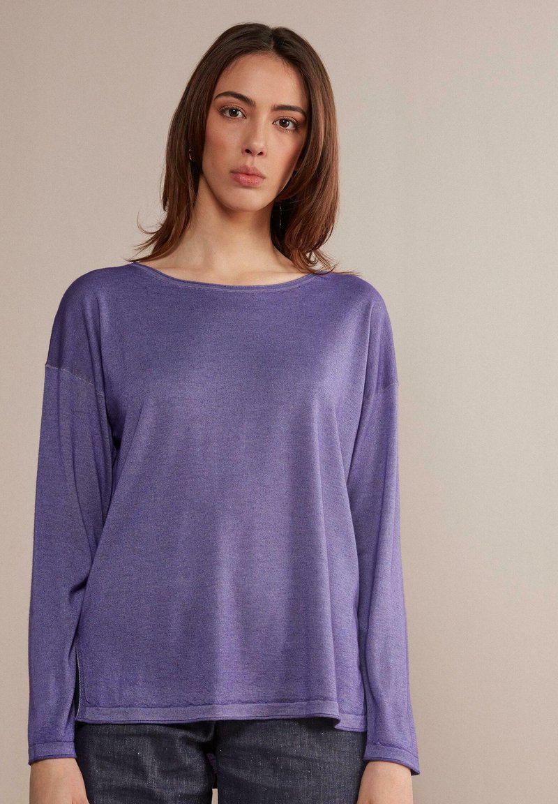 Damen Strickjacken | Falconeri Strickpullover violett soft lavender/flieder - RA82930 Damen Strickjacken | Falconeri Strickpullover violett soft lavender/flieder - RA82930