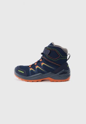 MADDOX GTX UNISEX - Ziemas zābaki - navy/orange