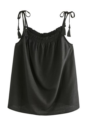 Next REGULAR FIT - TASSEL SLEEVELESS CAMI - Top - black