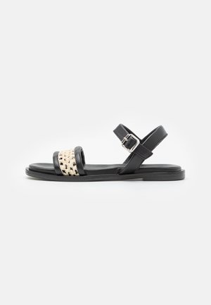 Marc O'Polo MARIT - Sandali - black/offwhite