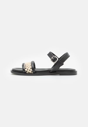 MARIT - Sandaalid - black/offwhite