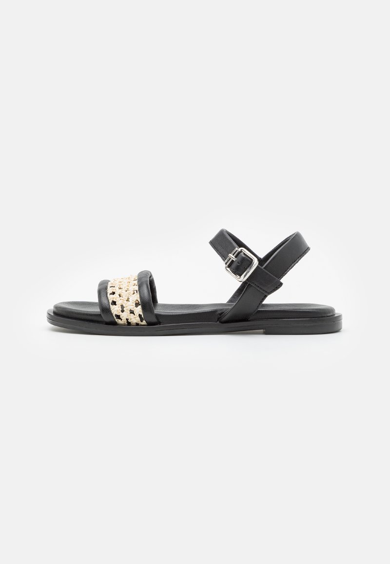 Marc O'Polo MARIT - Riemensandalette - black/offwhite