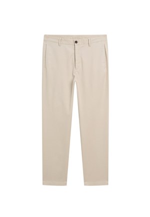 Massimo Dutti SLIM FIT - Kalhoty - beige