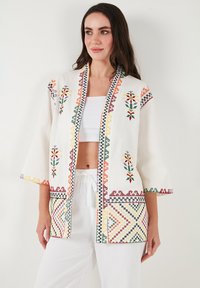 LELA - LOOSE FIT - Summer jacket - ecru Thumbnail Image 1