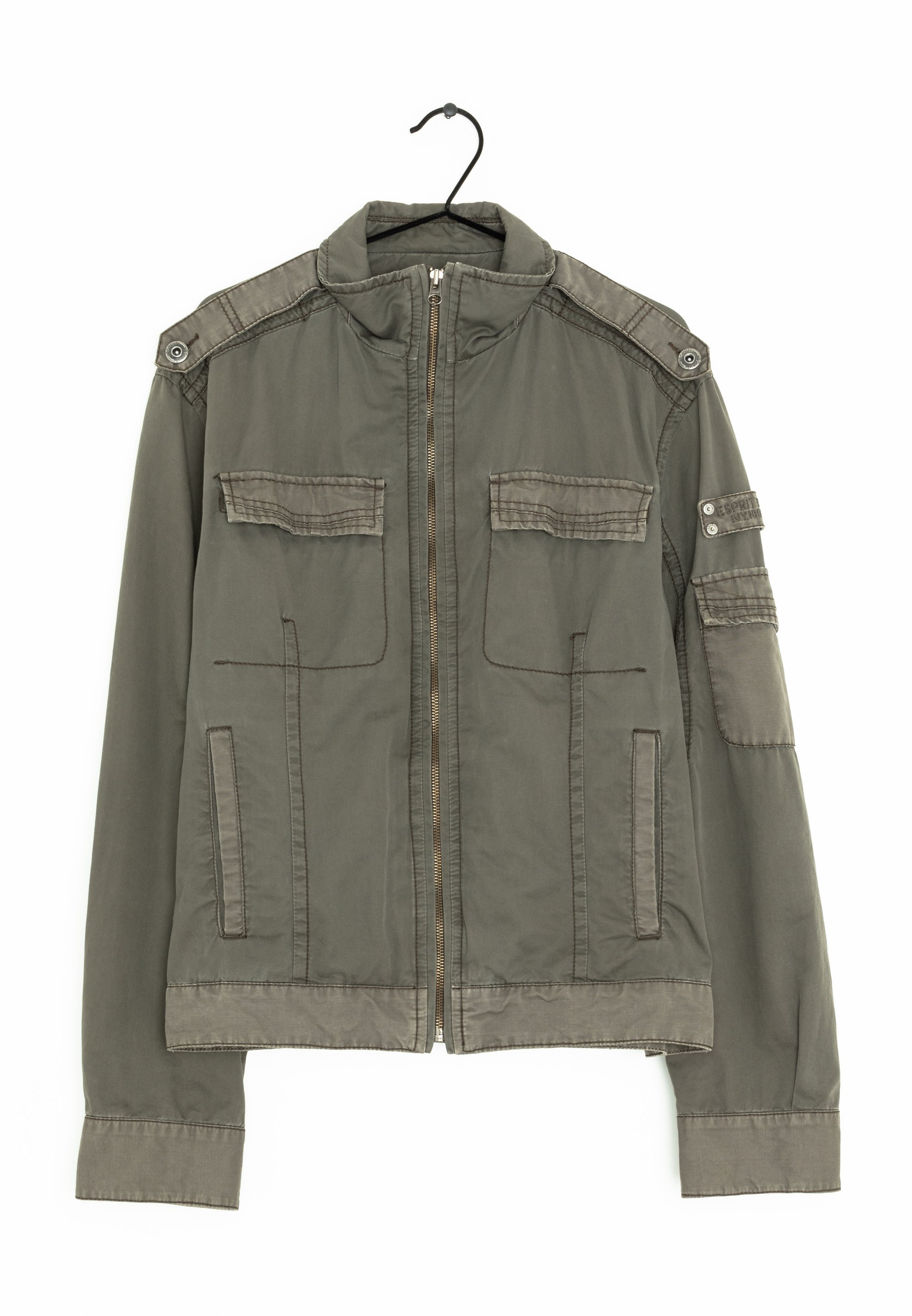 Mens Esprit Utility Jacket Esprit Summer Jacket Green (Pre-owned)