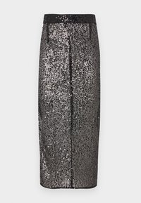 TULLI SHIMMERING SKIRT - Μάξι φούστα - black
