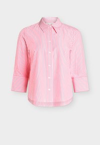Sélectionné, soft coral white thin stripe